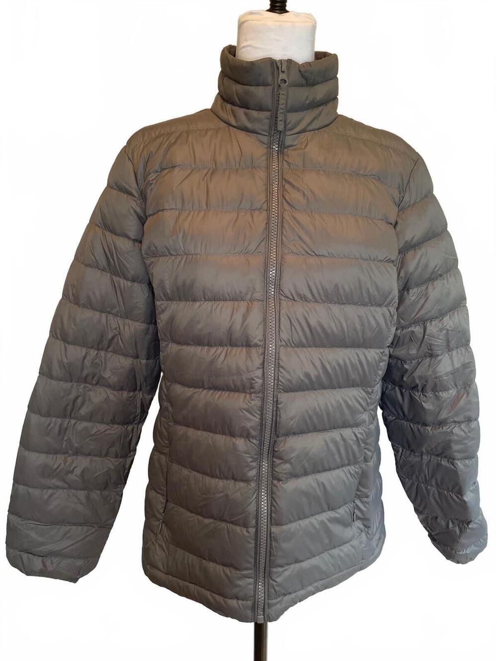 OROLAY Women's Gray Puffer Jacket Size Small